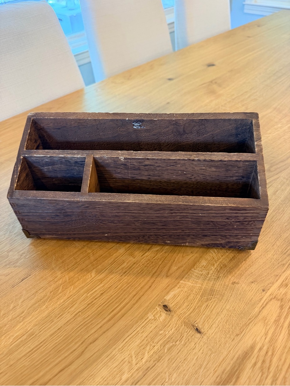 threshold Wooden Desk Organizer - Dark Brown